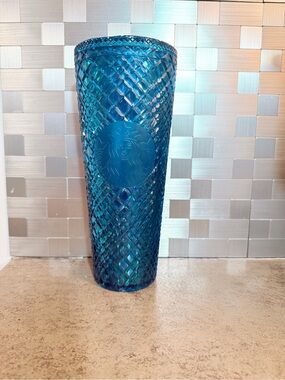 Starbucks Blue Diamond-Textured Tumbler